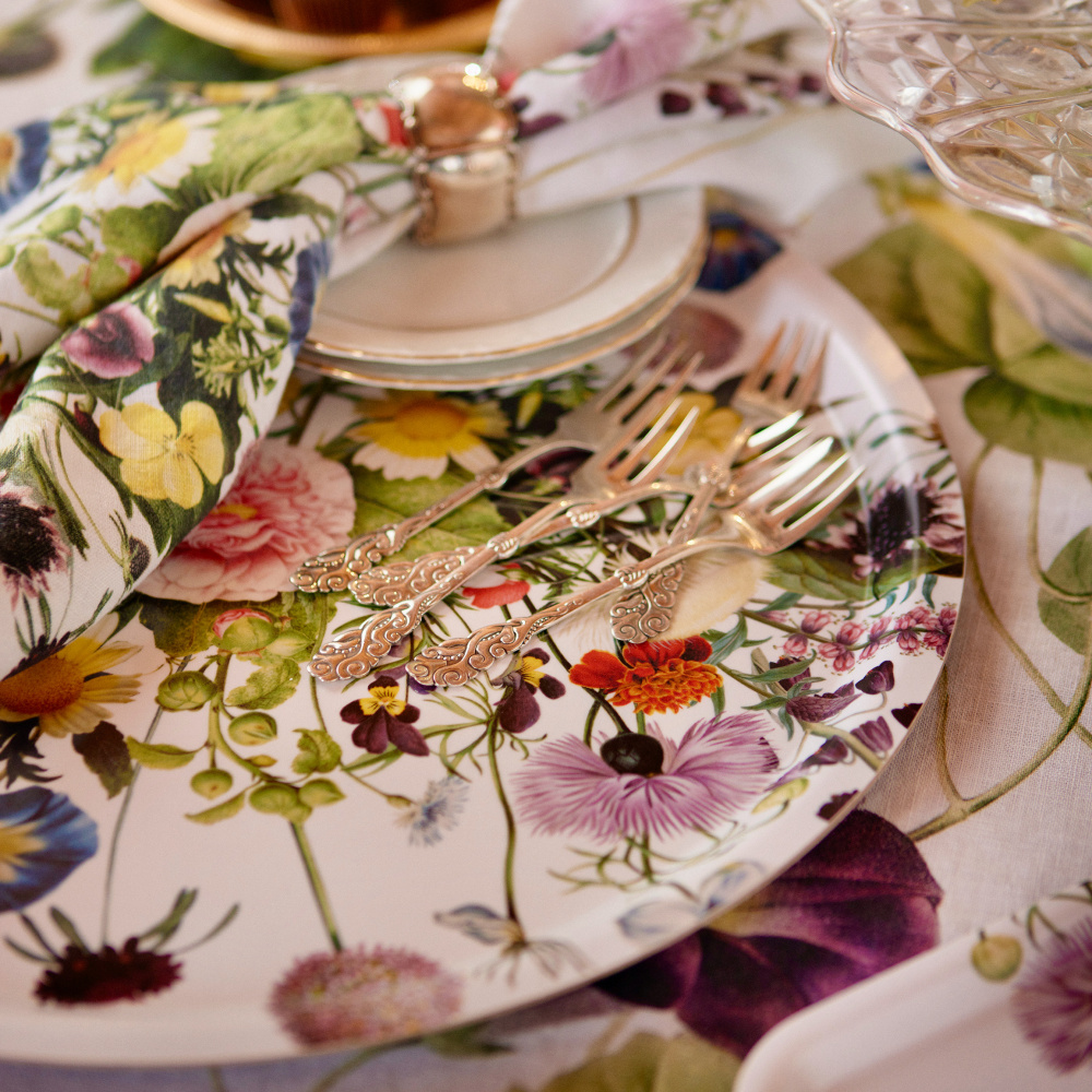 Jim Lyngvild dienblad, Ø38 - Flower Garden - Afbeelding 2