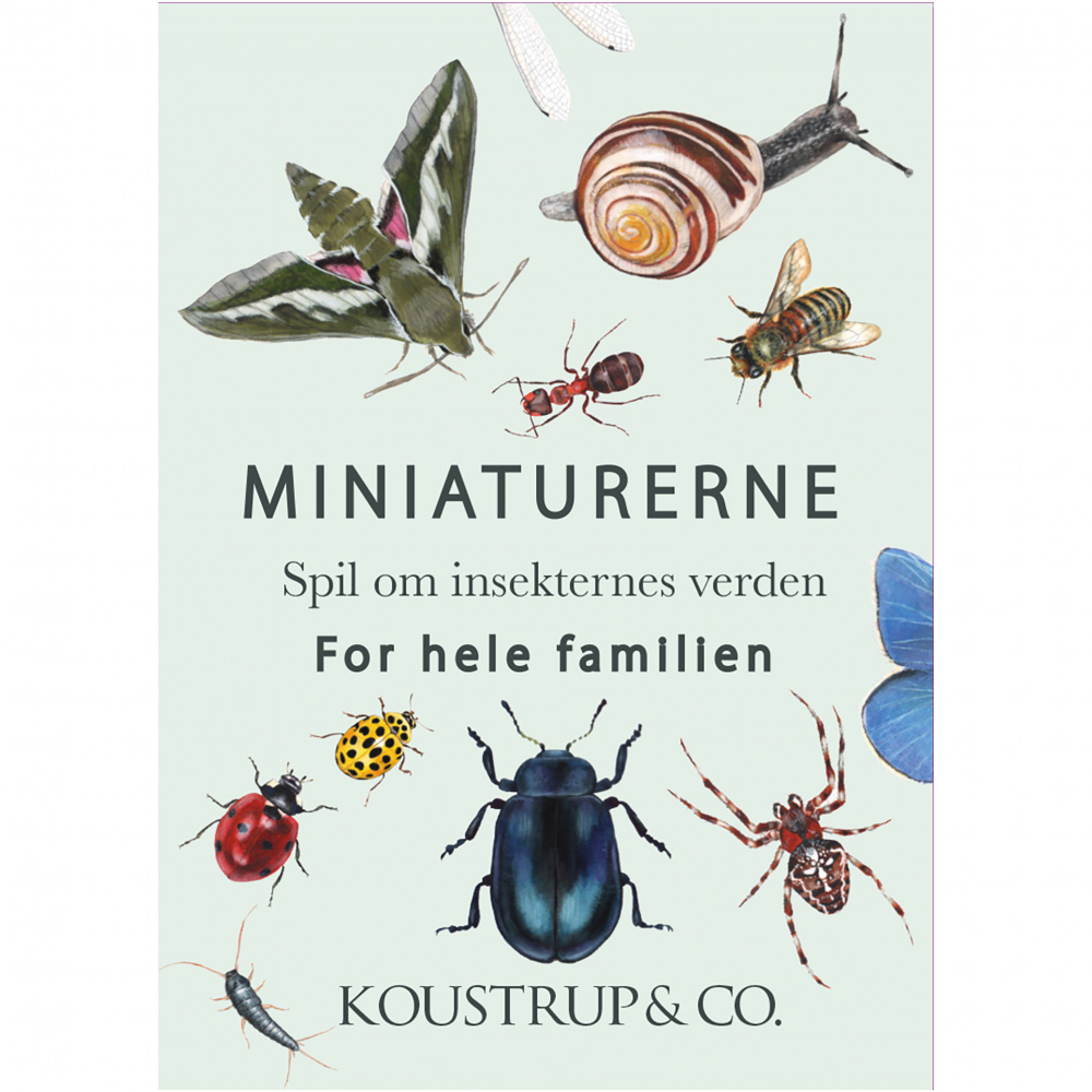 Koustrup & Co. spillekort med insekter - Billede 3