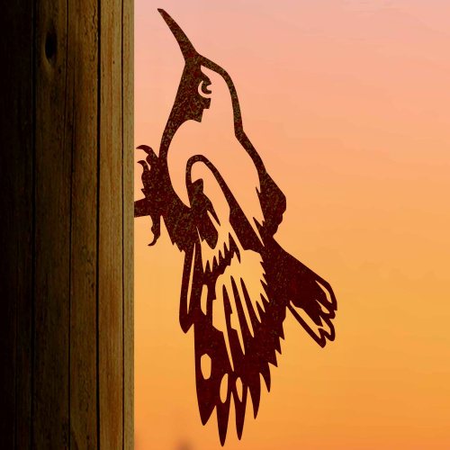 Metalbird oiseau en acier corten - tichodrome