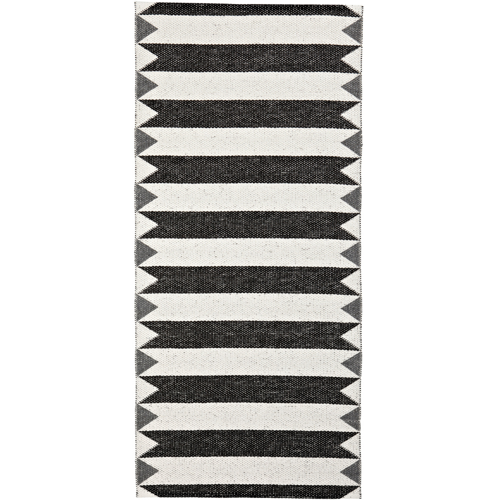 Horredsmattan buitenkleed - Peak zwart, 70x150