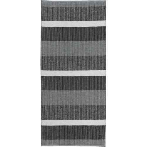 Horredsmattan Outdoor-Teppich - Block graphit, 70x150
