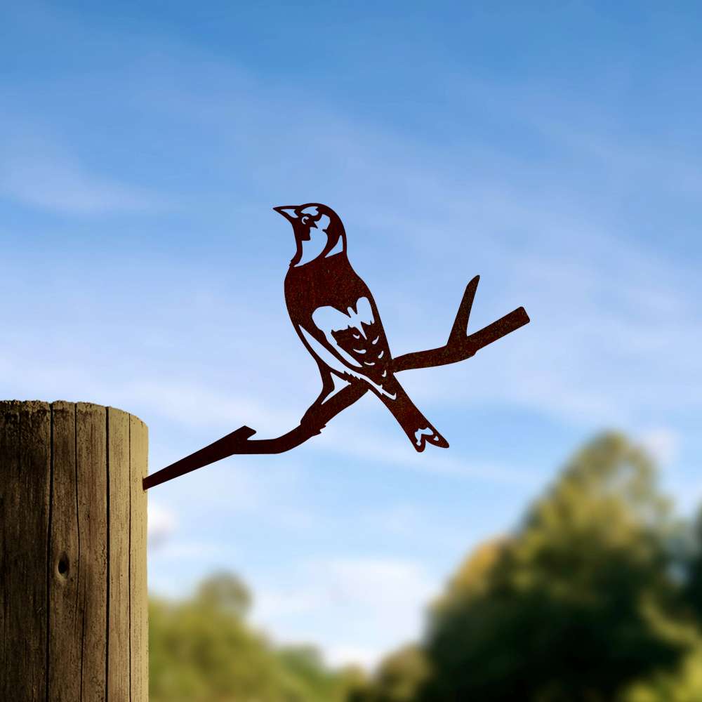 Metalbird bird in corten steel - stillits - Image 2