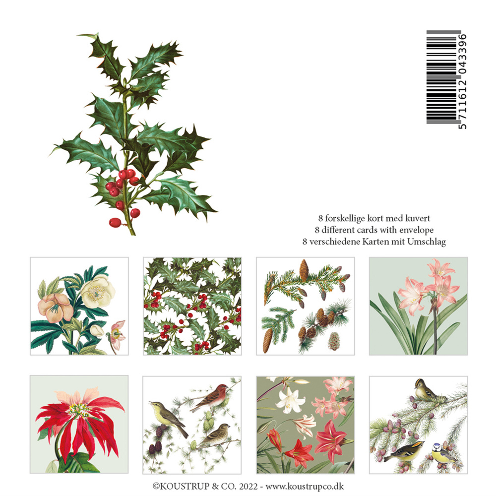 Koustrup & Co. kortmapp - Botanical Christmas - Bild 3