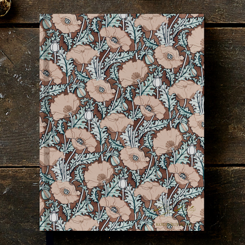 Koustrup & Co. carnet - coquelicot