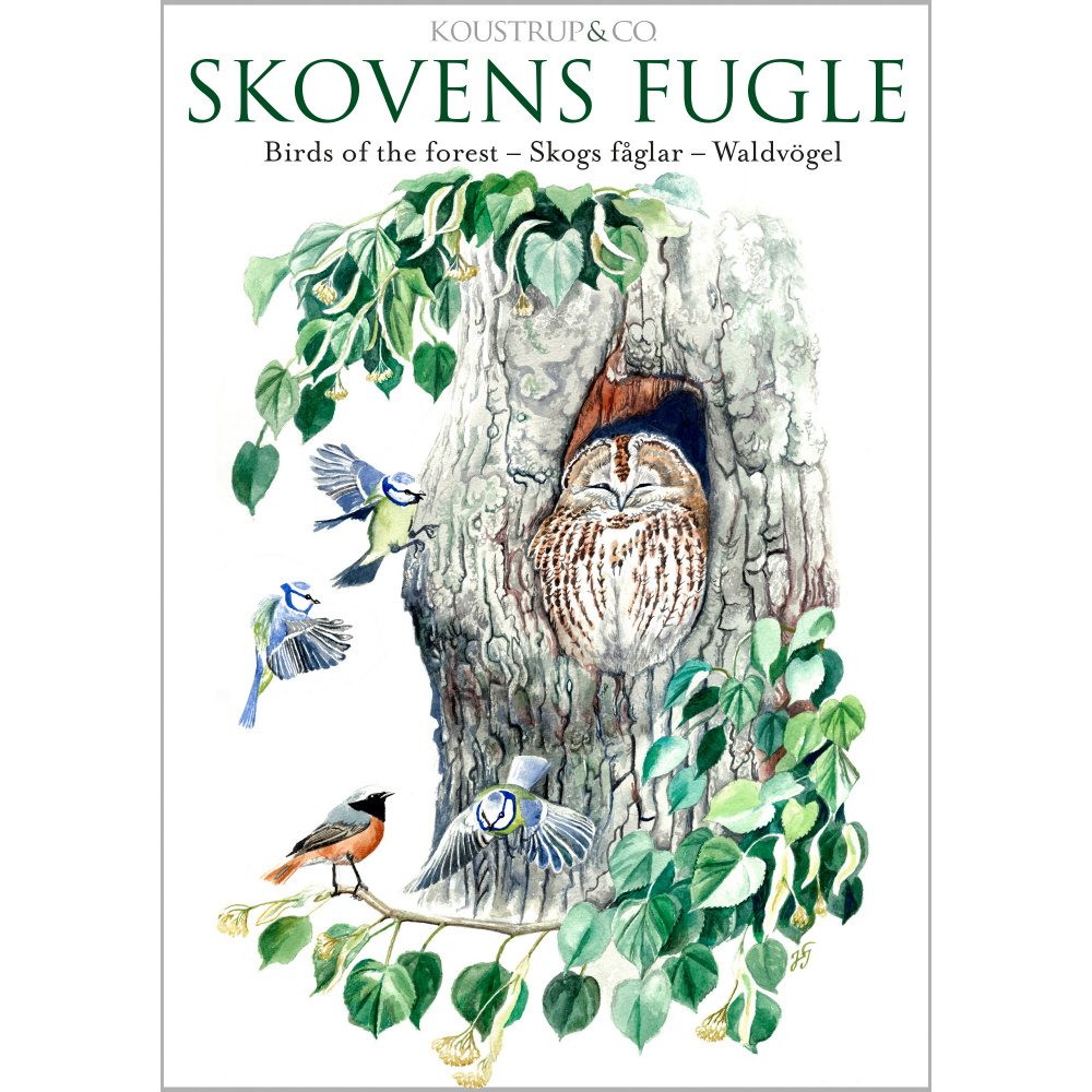Pochette à cartes Koustrup & Co. - oiseaux de la forêt - Image 2