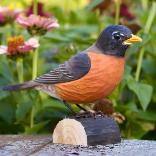 Wildlife Garden - Vögel aus Holz Drossel
