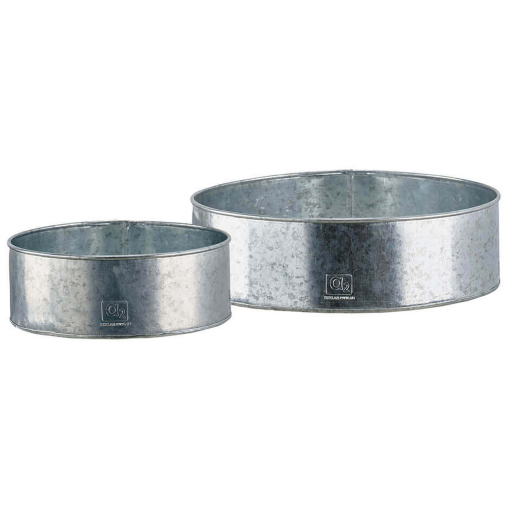 A2 Living plant trays, 2 pcs. - galvanized