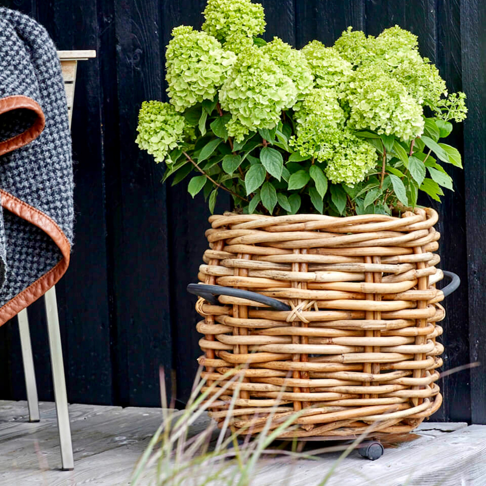 A2 Living rotan mand, rond - Ø45 x 39 - Afbeelding 4