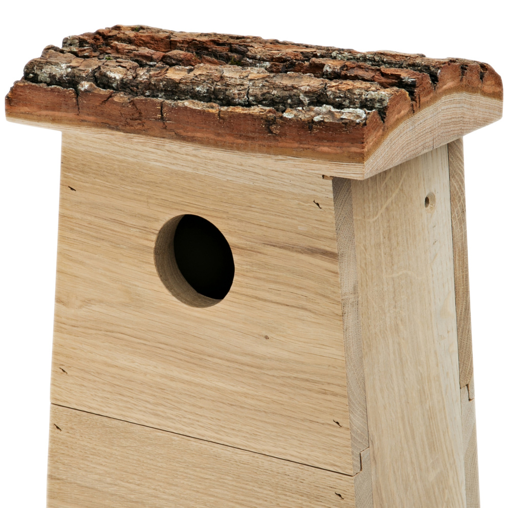 Hercules starling nest box with bark roof - Image 3