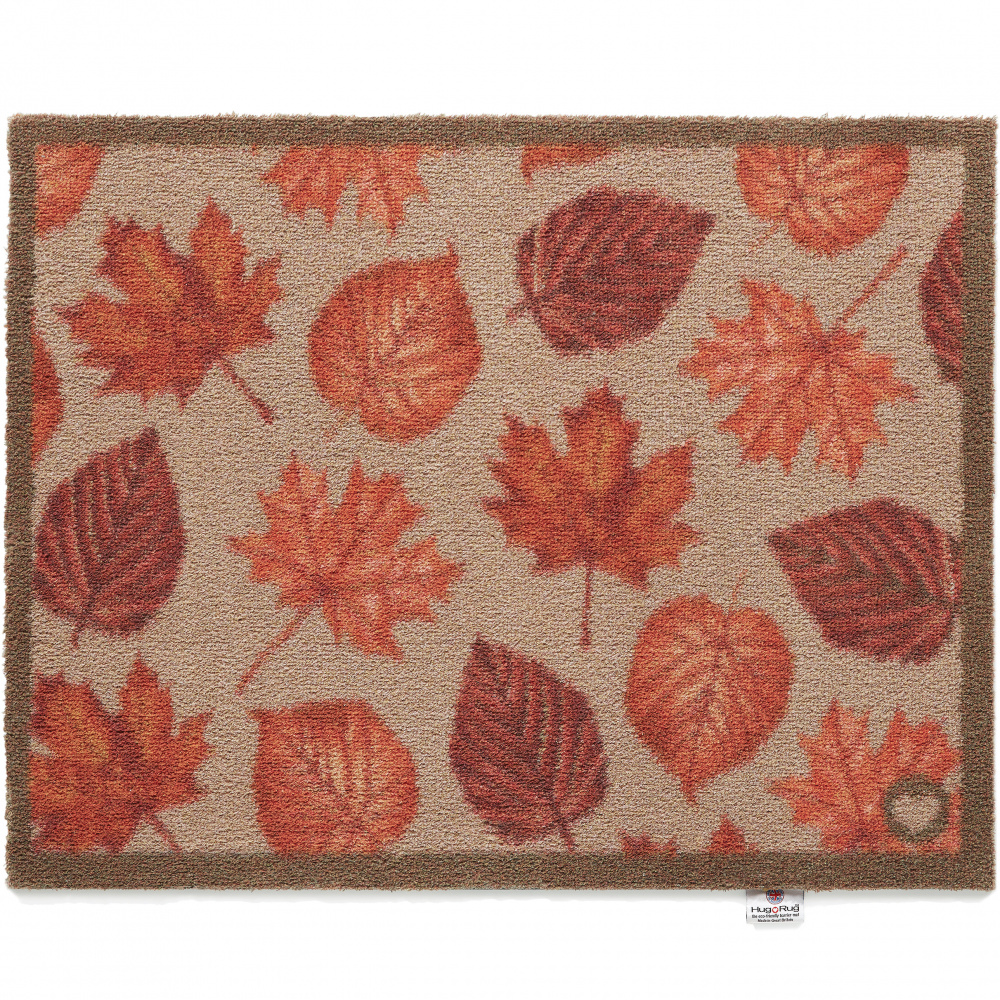 Hug Rug ekologisk dörrmatta, 65x85 - Höstlöv