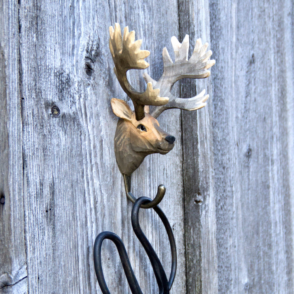 Patère Wildlife Garden - cerf élaphe - Image 2