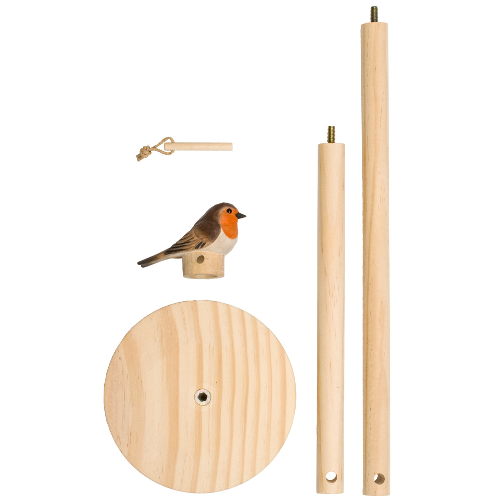 Wildlife Garden kitchen roll holder - robin - Image 5