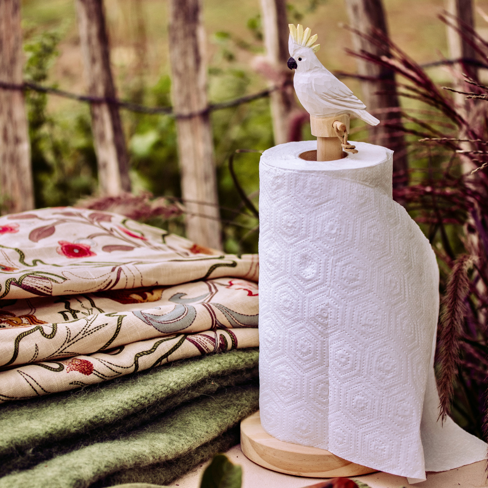 Wildlife Garden kitchen roll holder - cockatoo - Image 2