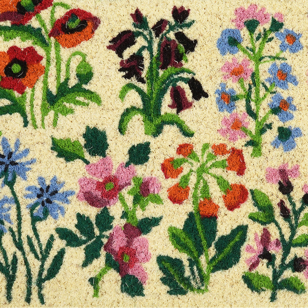 Rex London coir doormat - flowers - Image 4