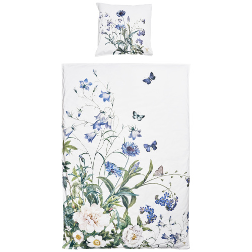 Jim Lyngvild sengesæt, 140x200 - Blue Flower Garden
