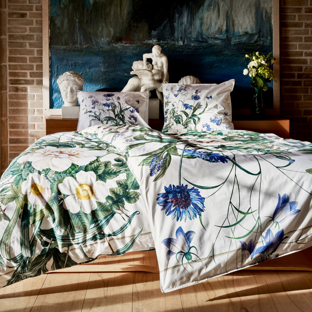 Parure de lit Jim Lyngvild, 140x220 - Blue Flower Garden - Image 3