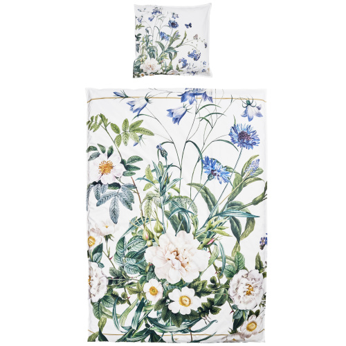Jim Lyngvild sengesæt, 140x220 - Blue Flower Garden