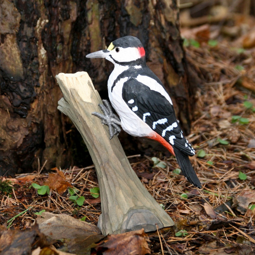 Wildlife Garden Holzvogel - großer Buntspecht