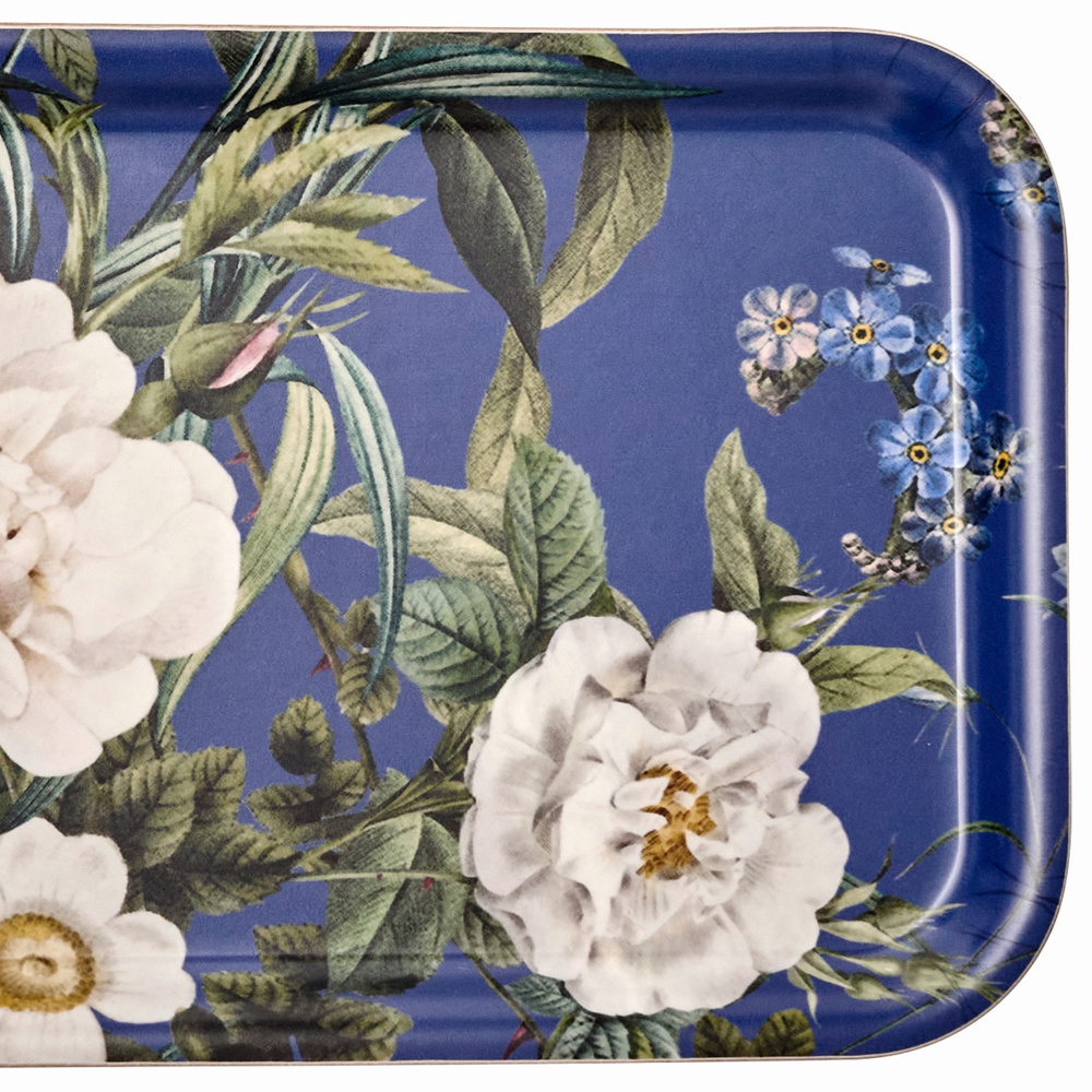 Jim Lyngvild bakke, 32x15 - Blue Flower Garden - Billede 2