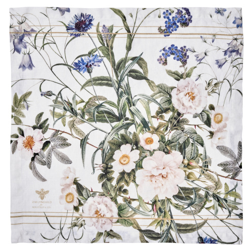 Jim Lyngvild stoffen servet - Blue Flower Garden