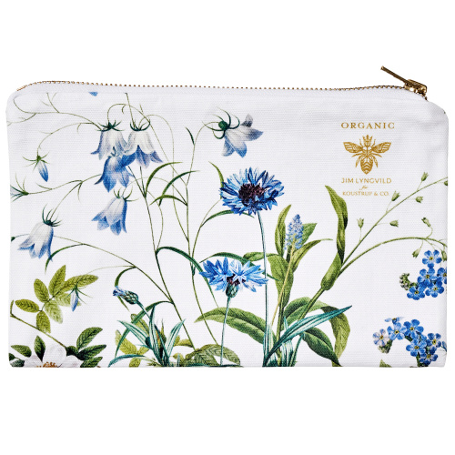 Jim Lyngvild Kosmetiktasche - Blue Flower Garden