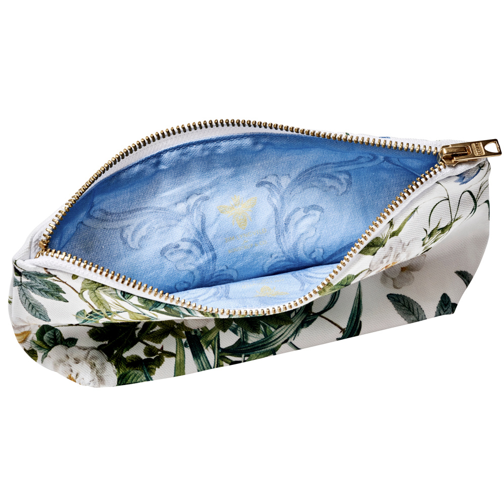 Trousse de maquillage Jim Lyngvild avec fond — Blue Flower Garden - Image 3