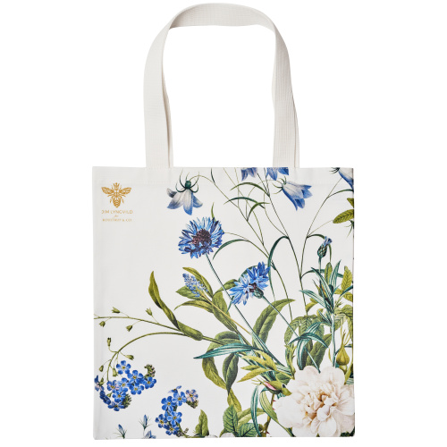 Sac en tissu Jim Lyngvild - Jardin de fleurs bleues