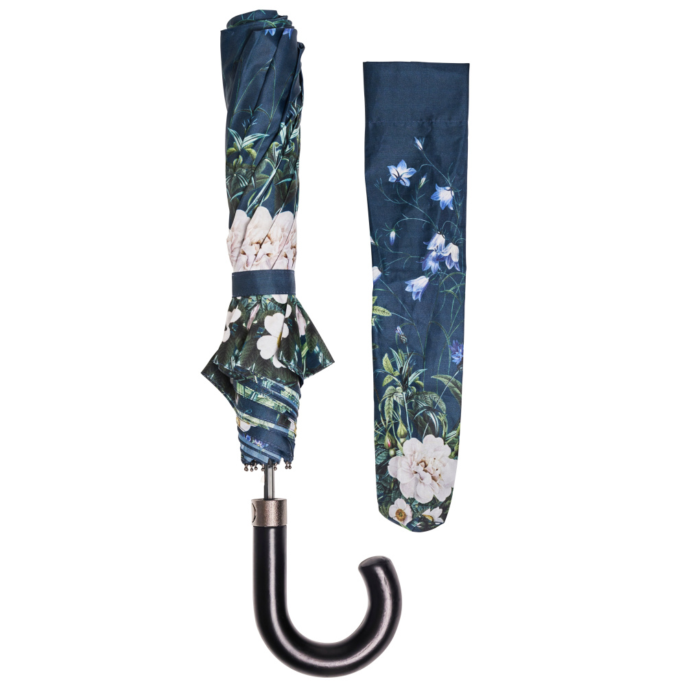 Parapluie pliant Jim Lyngvild - Jardin de fleurs bleues - Image 4