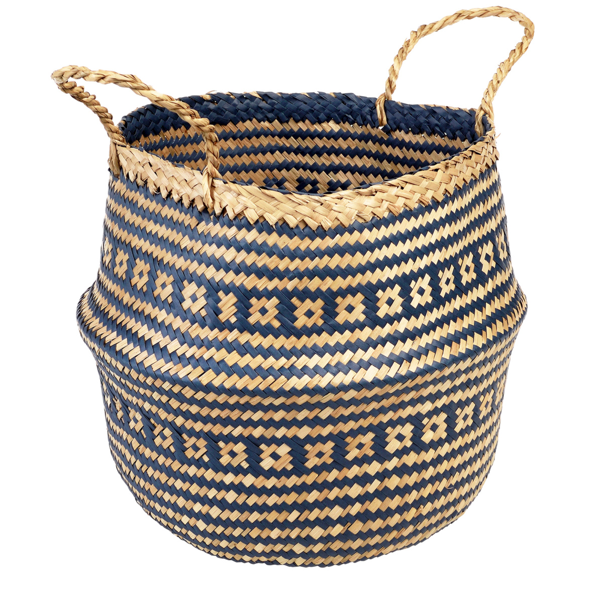 Rex London mand van zeegras - donkerblauw, klein