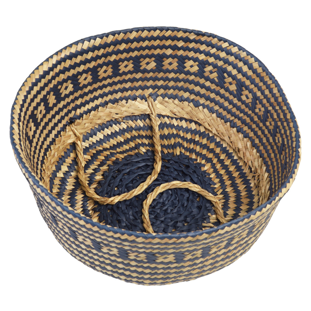 Rex London panier en herbe marine - bleu foncé, petit - Image 3
