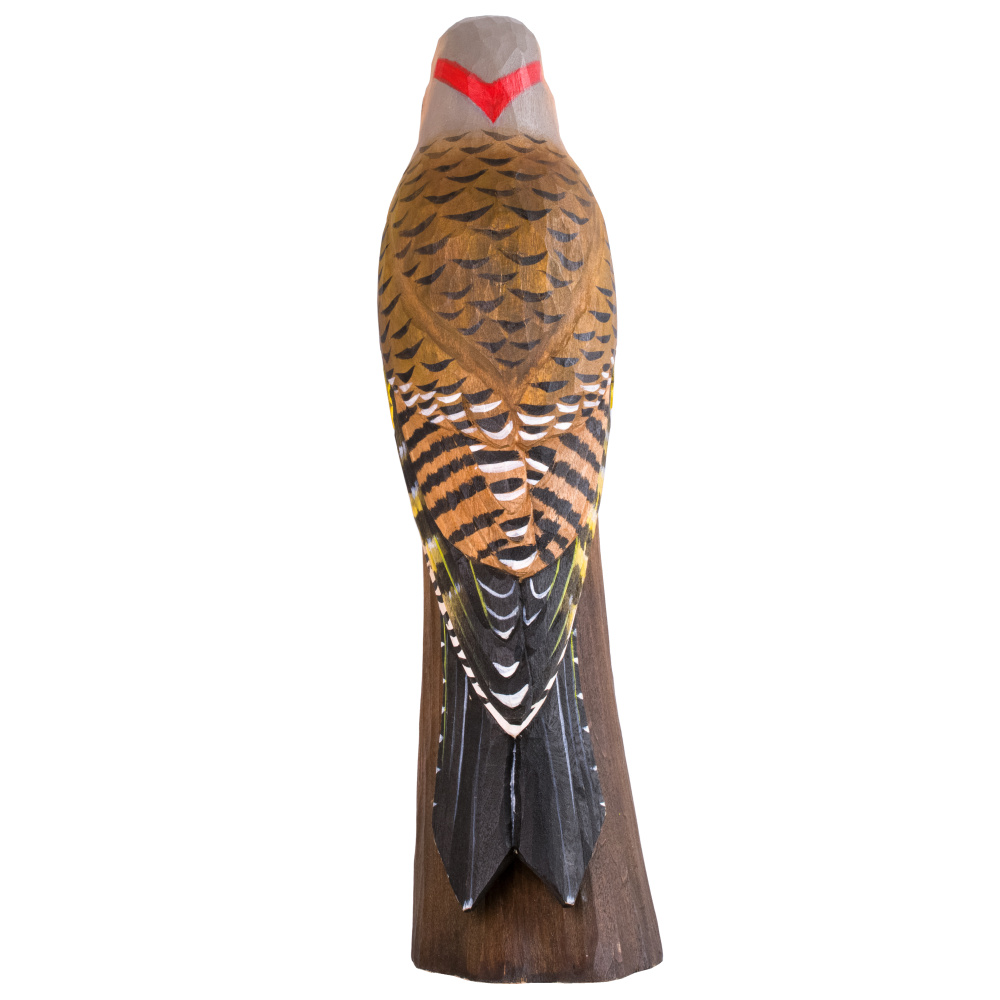 Oiseau en bois Wildlife Garden - Pic flamboyant - Image 4
