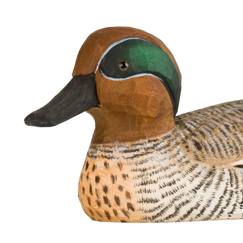 Oiseau en bois Wildlife Garden - sarcelle d’hiver - Image 3