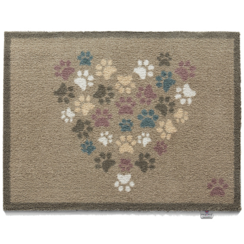 Hug Rug Öko-Fußmatte, 65x85 - Pfotenherz