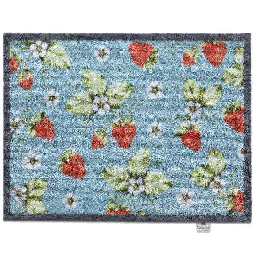 Hug Rug Öko-Fußmatte, 65x85 - Erdbeere