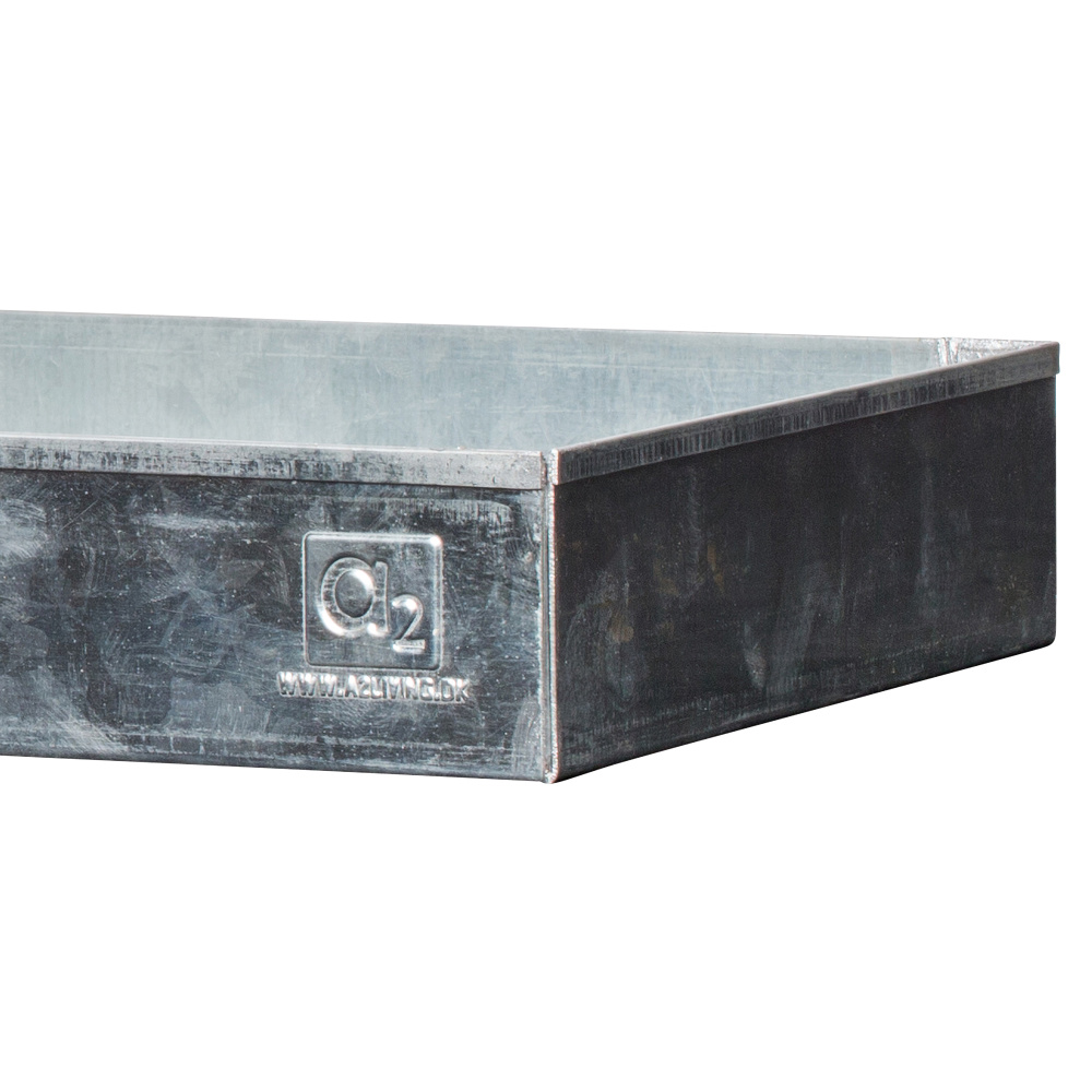 A2 Living plantebakke, 35x21 - galvaniseret - Billede 3
