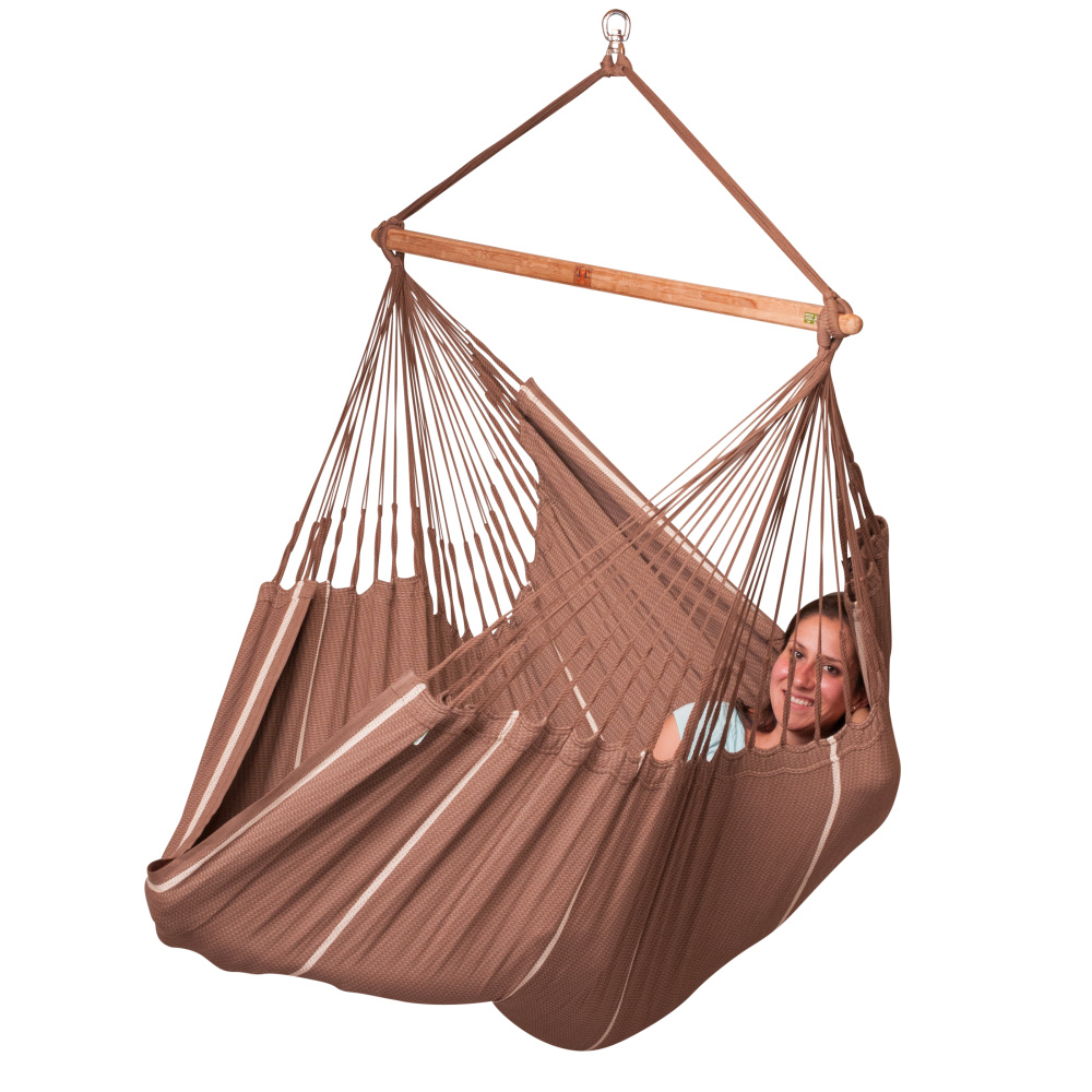 La Siesta hangstoel, kingsize, eco - Chocolate - Afbeelding 5