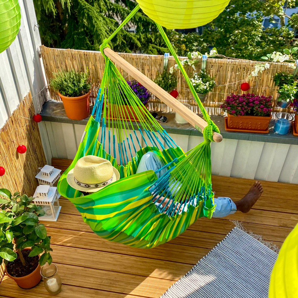 La Siesta hangstoel, comfort - Limoen - Afbeelding 2