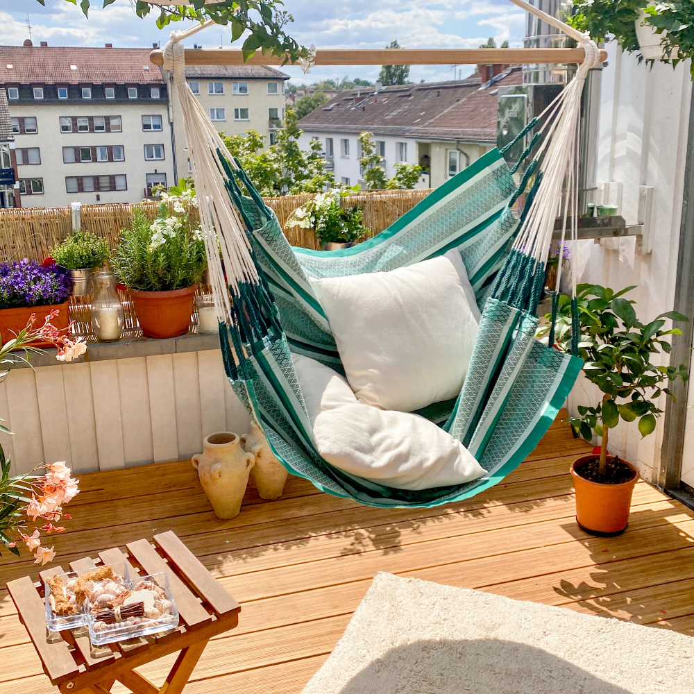 La Siesta hængestol, komfort, øko - Agave - Billede 2