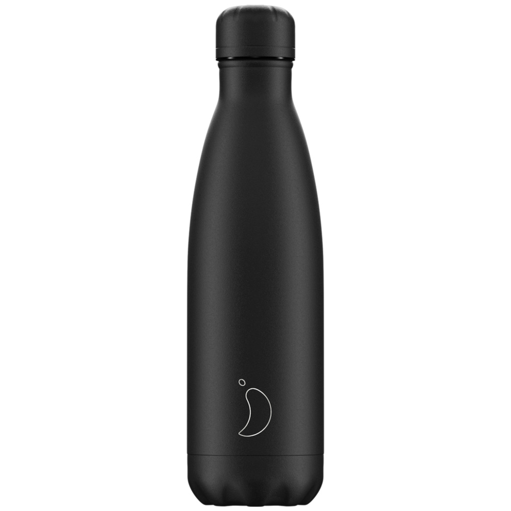 Chilly's thermo drinkfles - Zwart