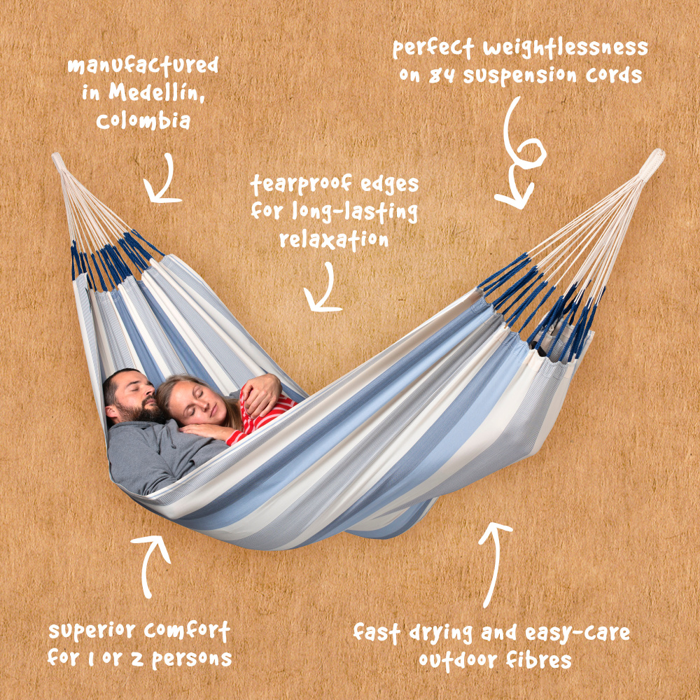 La Siesta hangmat, 2-persoons - Sea Salt - Afbeelding 3