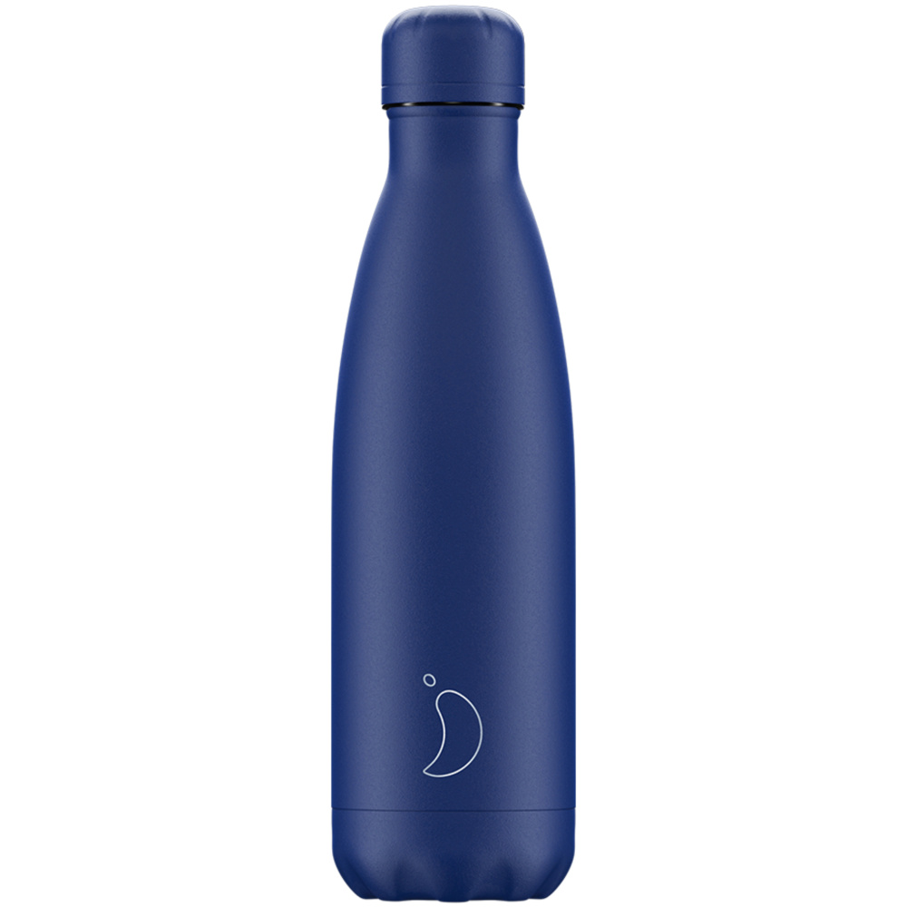 Chilly's thermo drinkfles - Donkerblauw