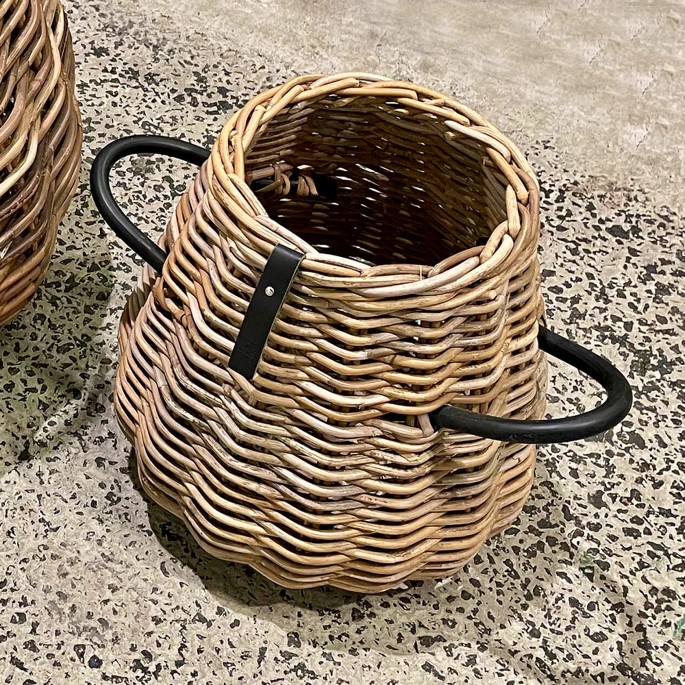 A2 Living rotan mand, peervormig - Ø30 x 29 - Afbeelding 3