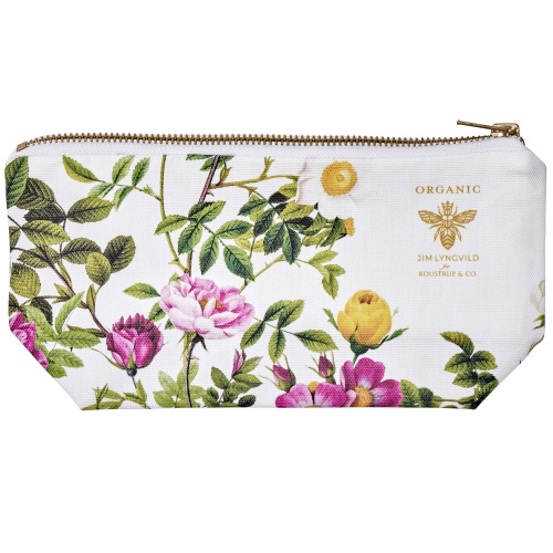 Jim Lyngvild Kosmetiktasche mit Boden – Rose Flower Garden