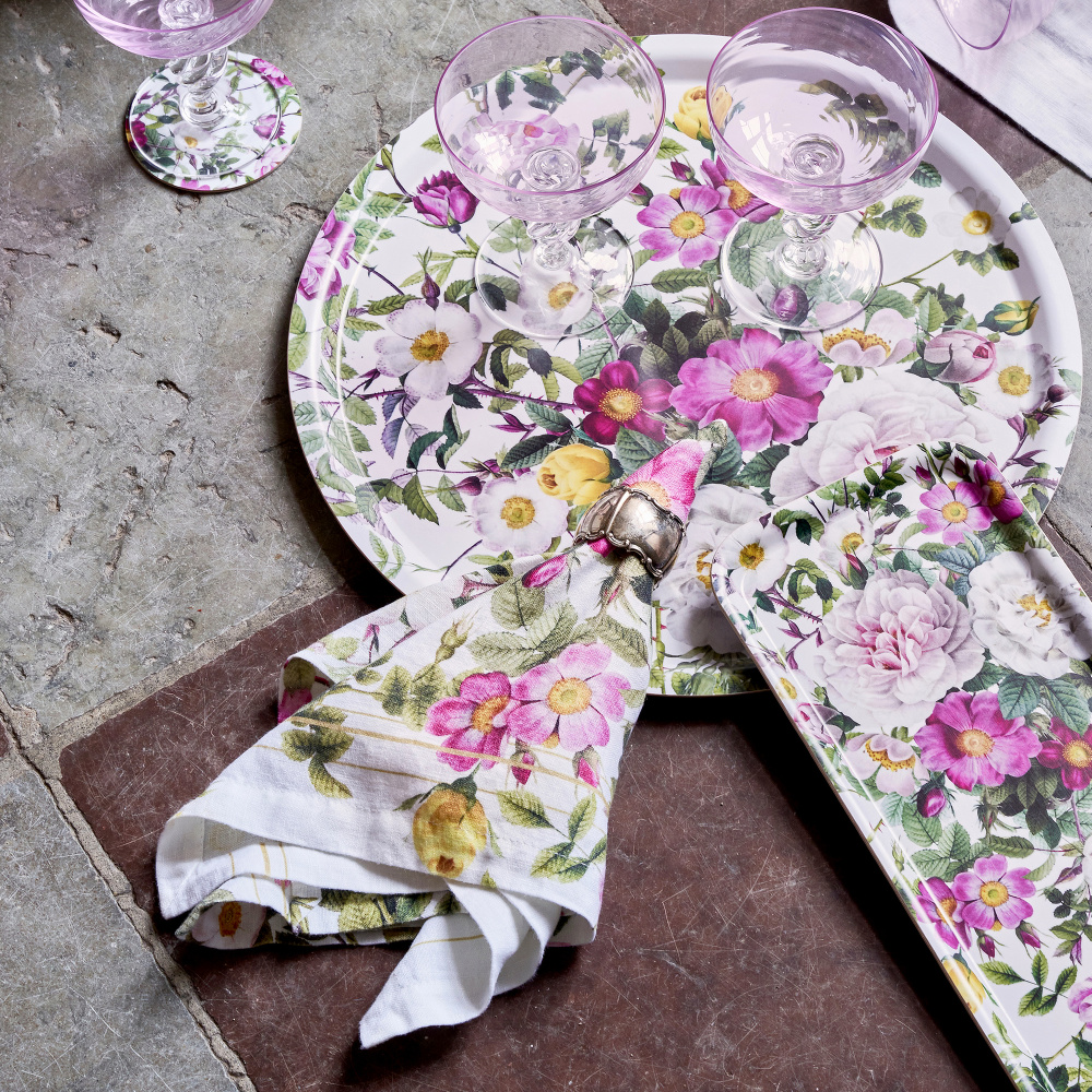 Jim Lyngvild stoffen servet - Rose Flower Garden - Afbeelding 4