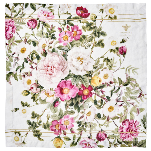 Jim Lyngvild tygservett - Rose Flower Garden