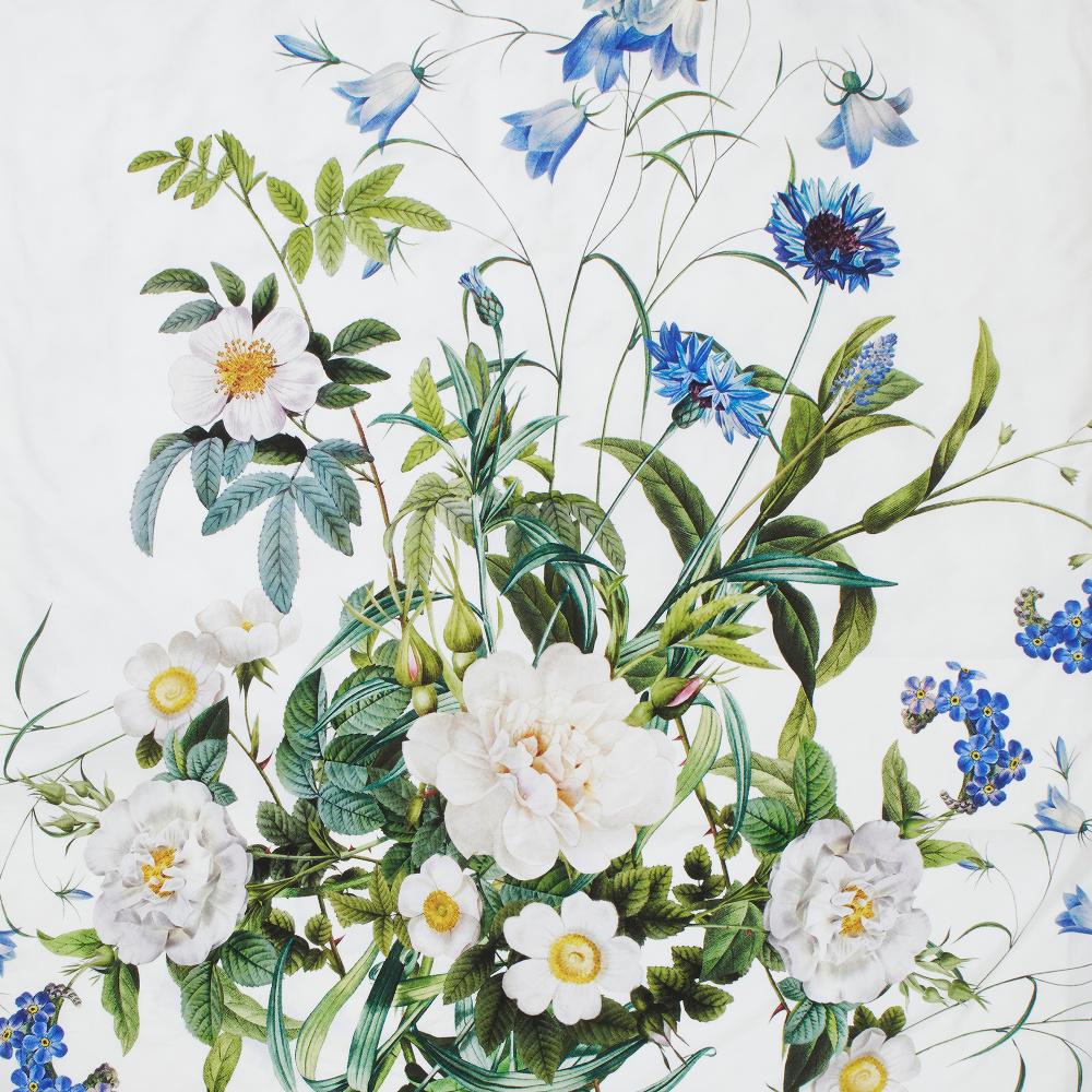 Parure de lit double Jim Lyngvild, 200 x 220 cm - Blue Flower Garden - Image 5