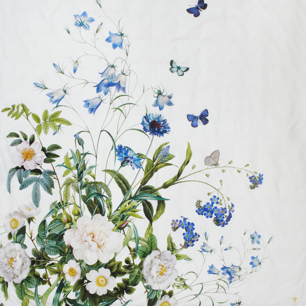 Parure de lit double Jim Lyngvild, 200 x 220 cm - Blue Flower Garden - Image 6