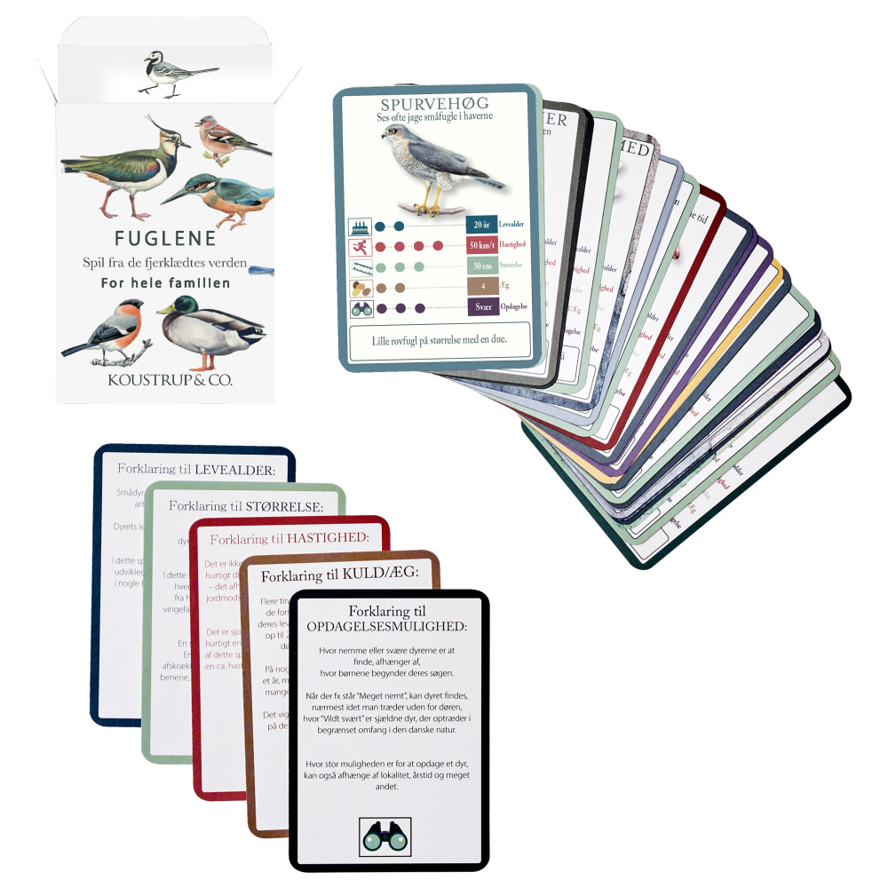 Koustrup & Co. speelkaarten met vogels - Afbeelding 3