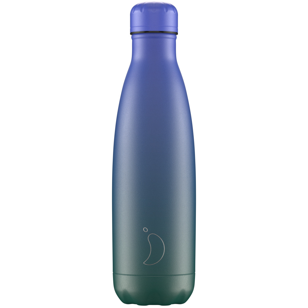 Chilly's Insulated Drinking Bottle - Green and Blue