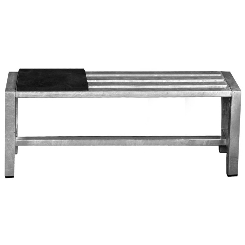 A2 Living trädgårdsbänk, 35x123 - galvaniserad
